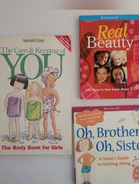 American Girl Doll Books Lot Care Keeping Of You Real Beauty Oh Brother Sister